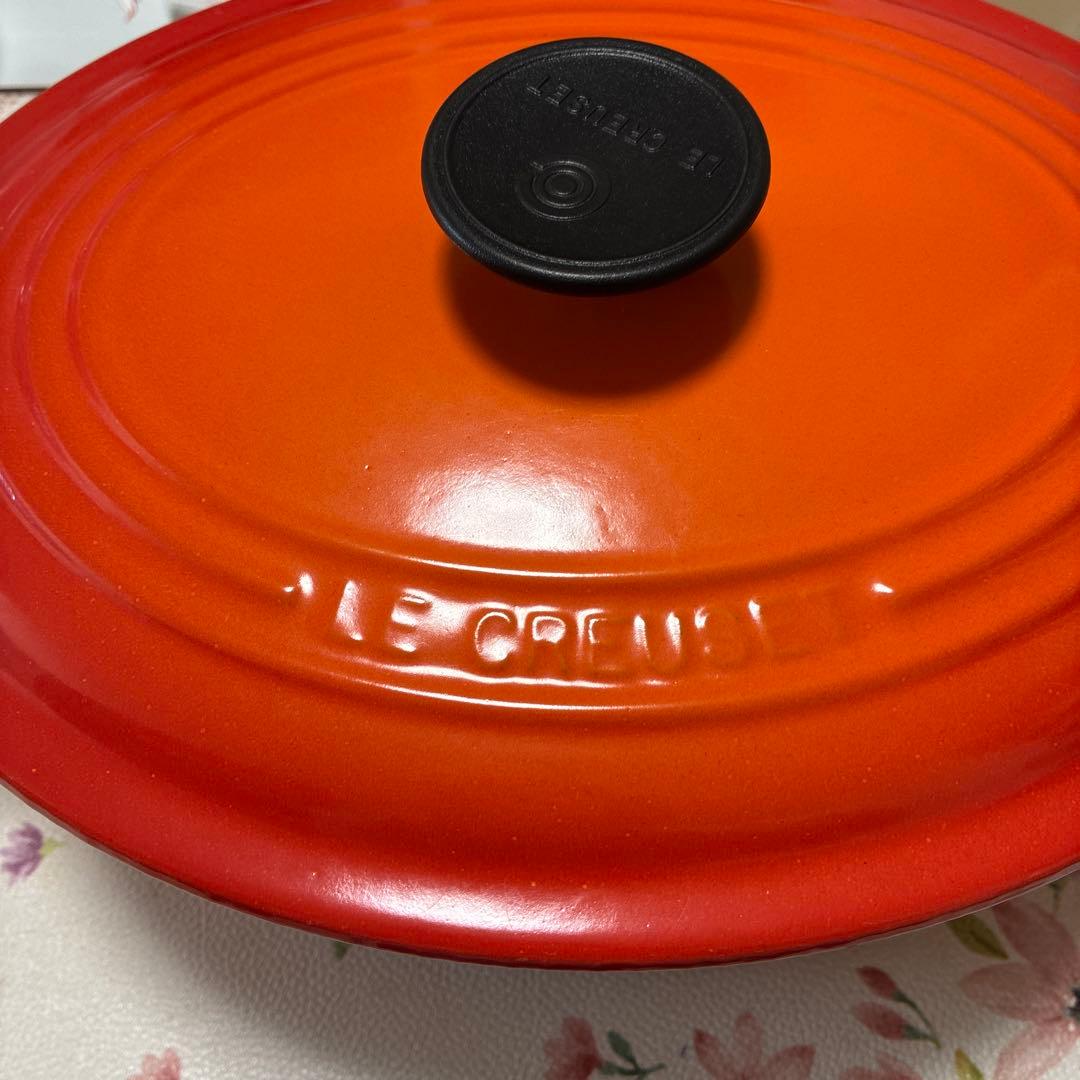 【 ル・クルーゼ 】人気のオレンジ 両手鍋ココットオーバル27cm ル・クルーゼ シグニチャー ココット・オーバル 27cm [オレンジ] (鍋