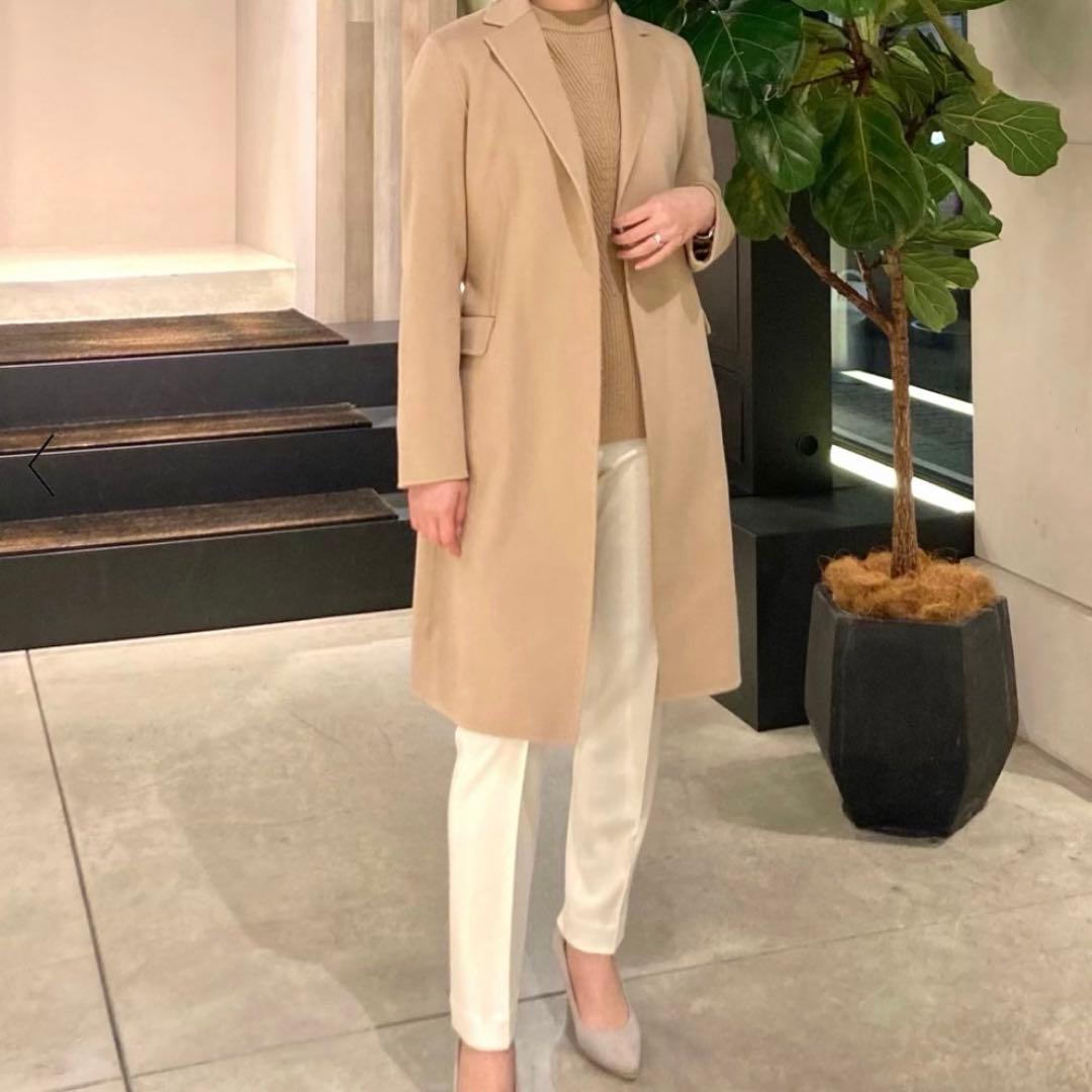 セオリー☆ NEW DIVIDE LUXEポンチョコート未使用キャメル セオリー