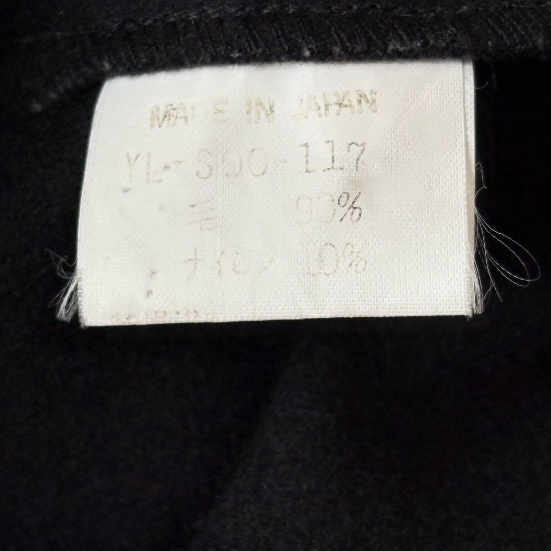 ワイズ Y's ウールナイロンフレアスカート 黒 ベルトデザイン 状態◎