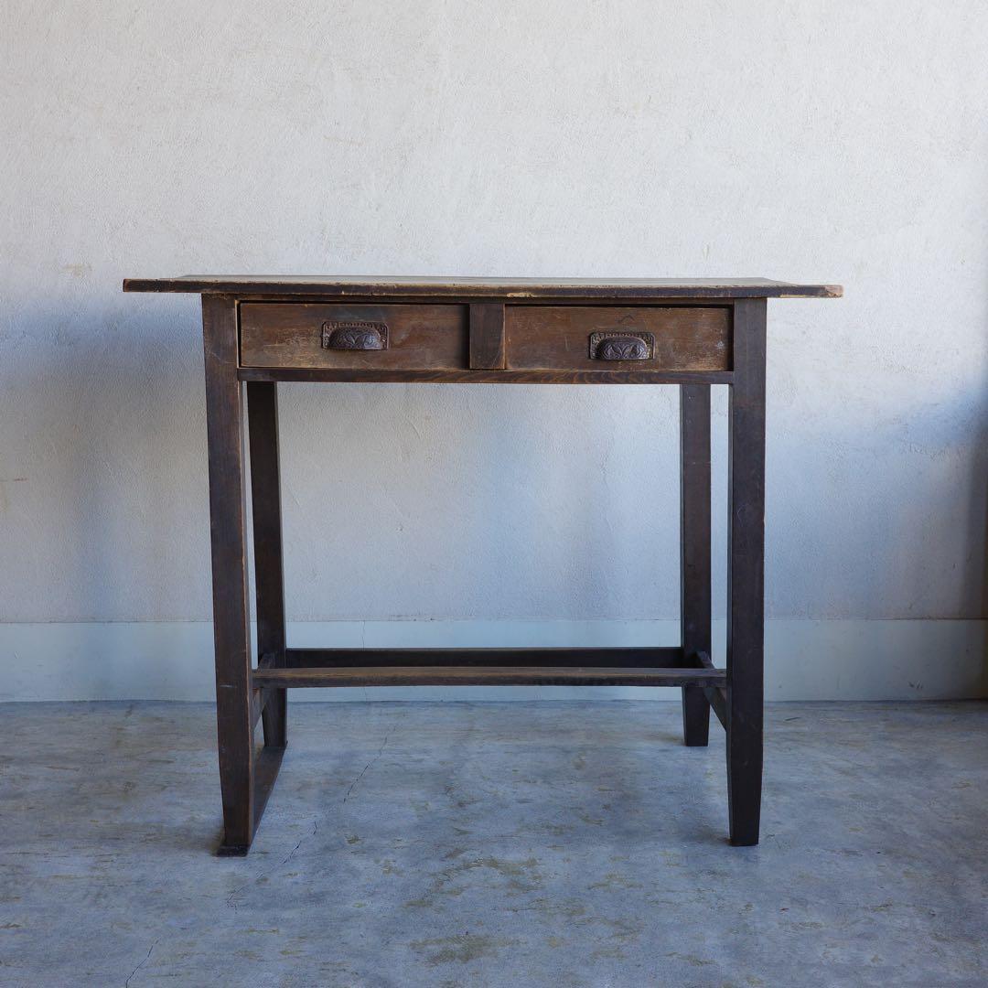 レトロな平机 展示台 作業台 ダイニングテーブル