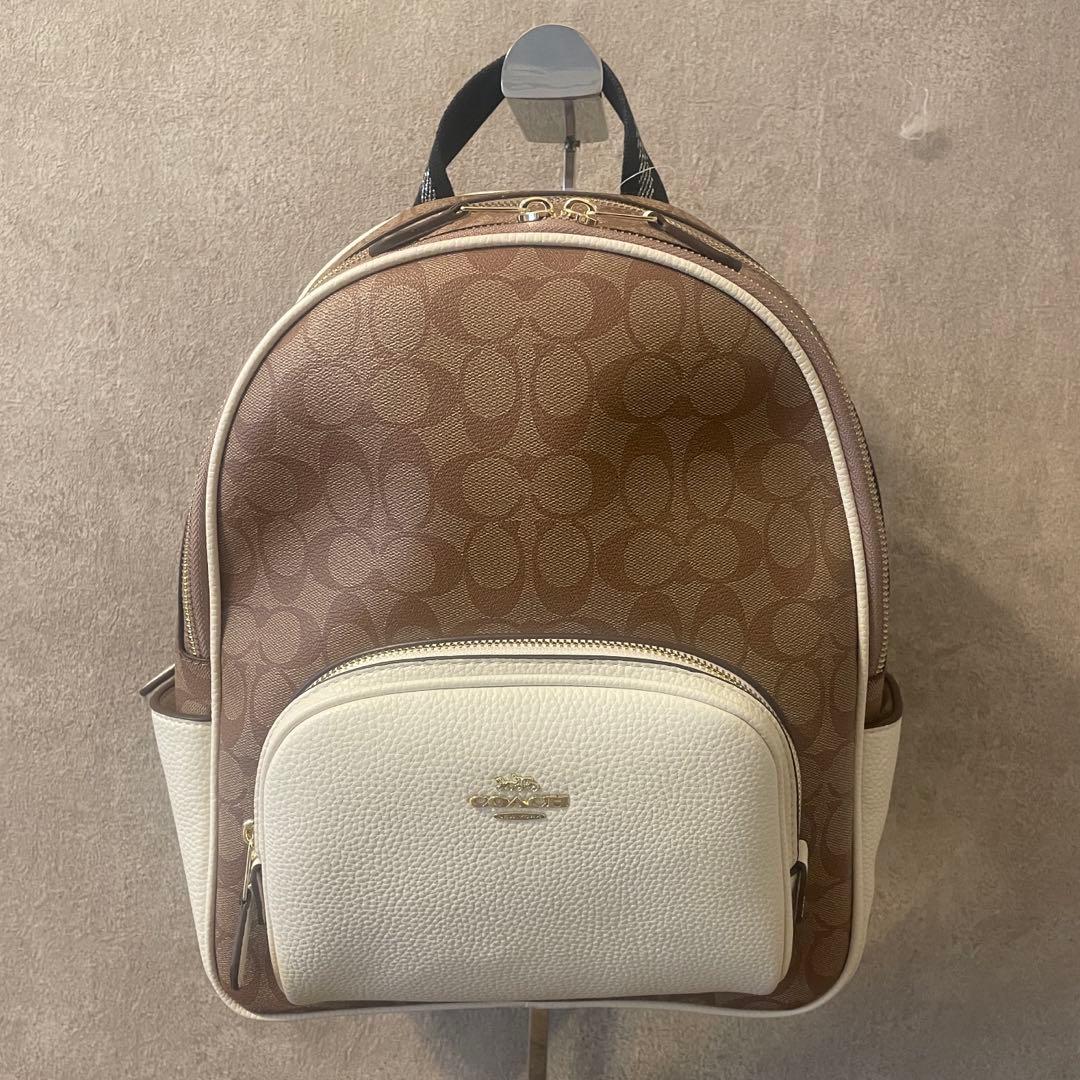 【最安値】COACHコーチ シグネチャー バックパック リュック ブラック COACH（コーチ） 《クーポン配布中》コーチ リュックサック