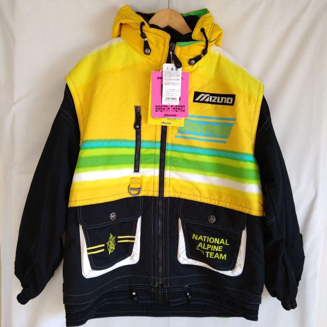 スロベニア代表デザインミズノスキーウェア希少サイズLL未使用 ミズノ（MIZUNO）（キッズ）ジュニア スキーウェア ブレスサーモ