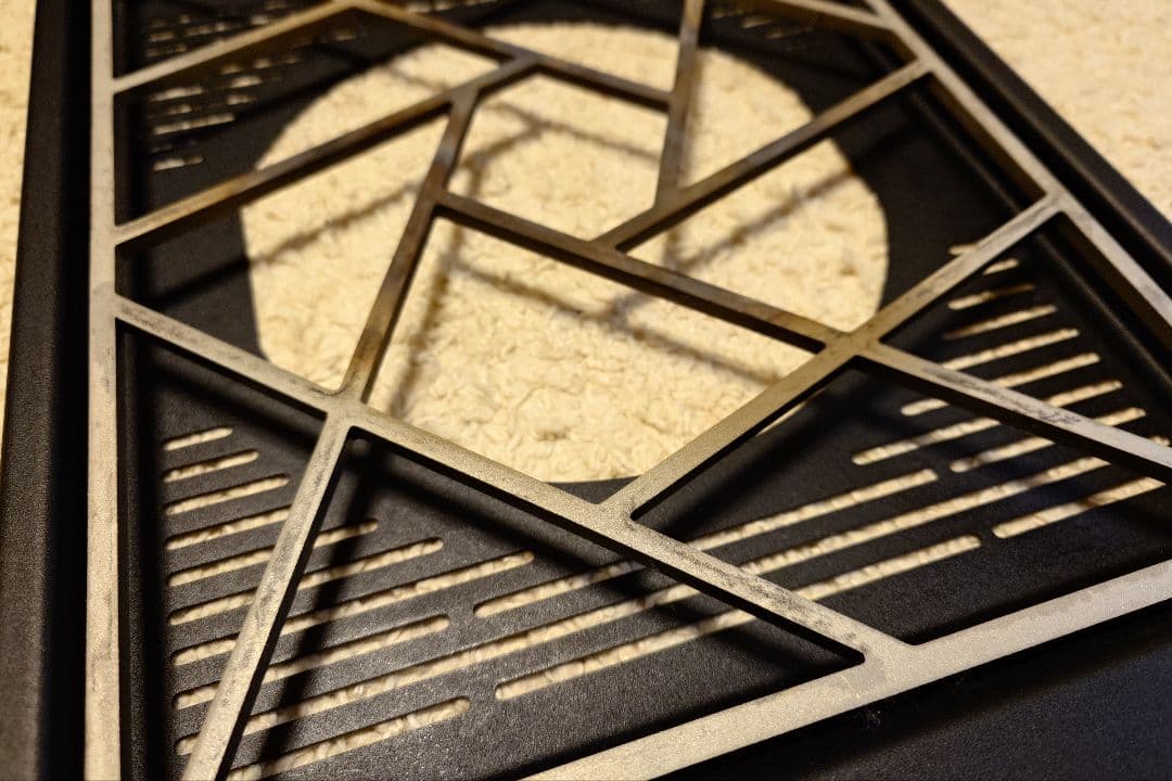 o*a様 37camp フラット五徳ステンレス＆FBパネル(ステン黒) - メルカリ