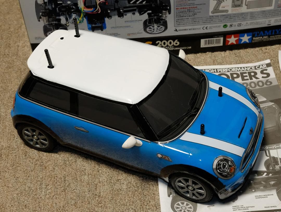 ☆くるくる様専用☆タミヤ ミニクーパー2006 組立済 メカ・プロポ付