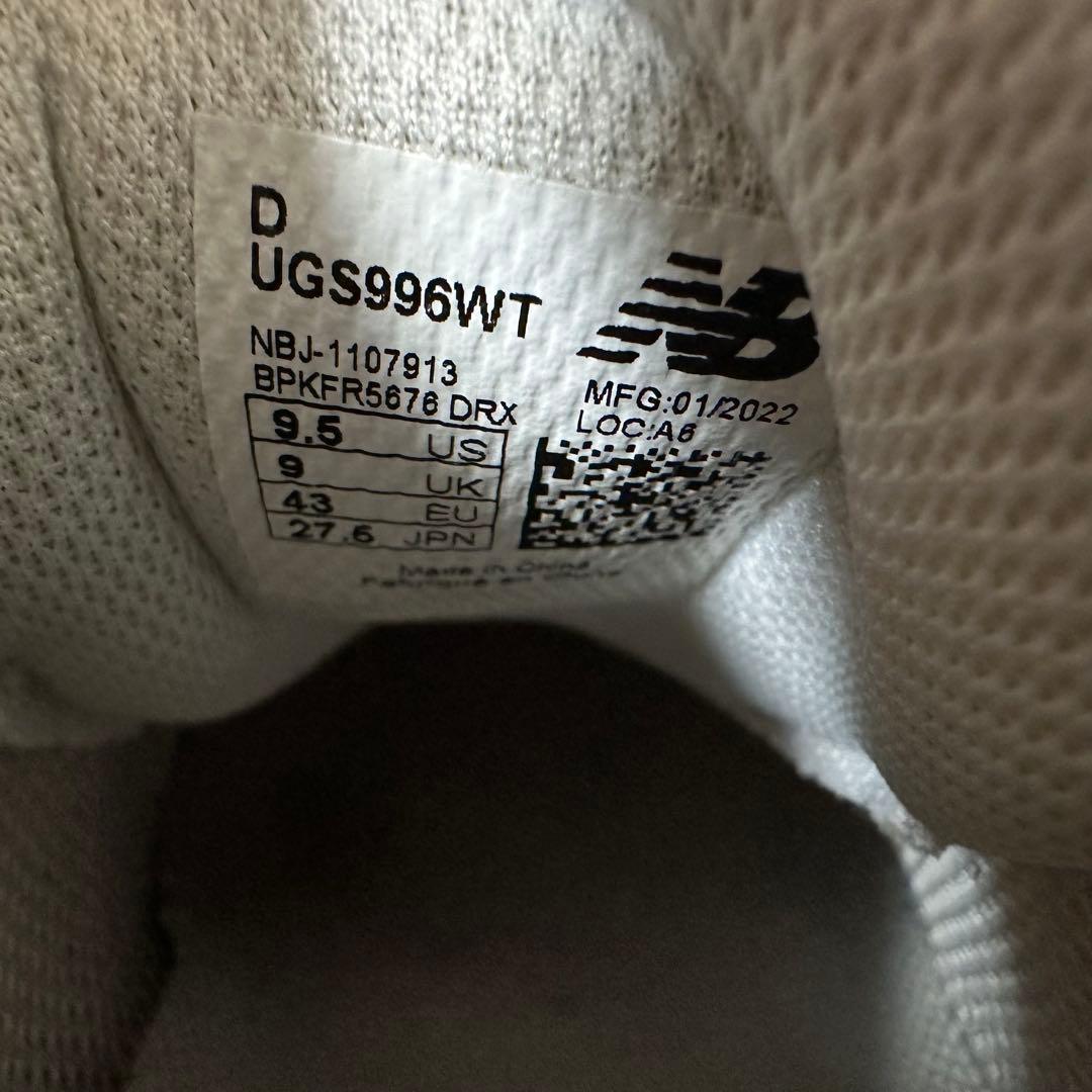 ニューバランス ゴルフシューズ UGS996WT 27.5cm