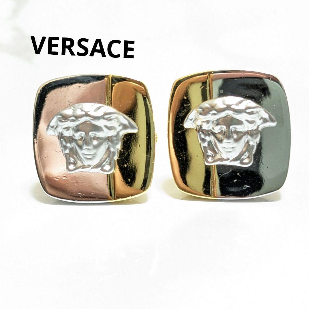ヴェルサーチ メデューサ カフス シルバー ゴールド - メルカリ