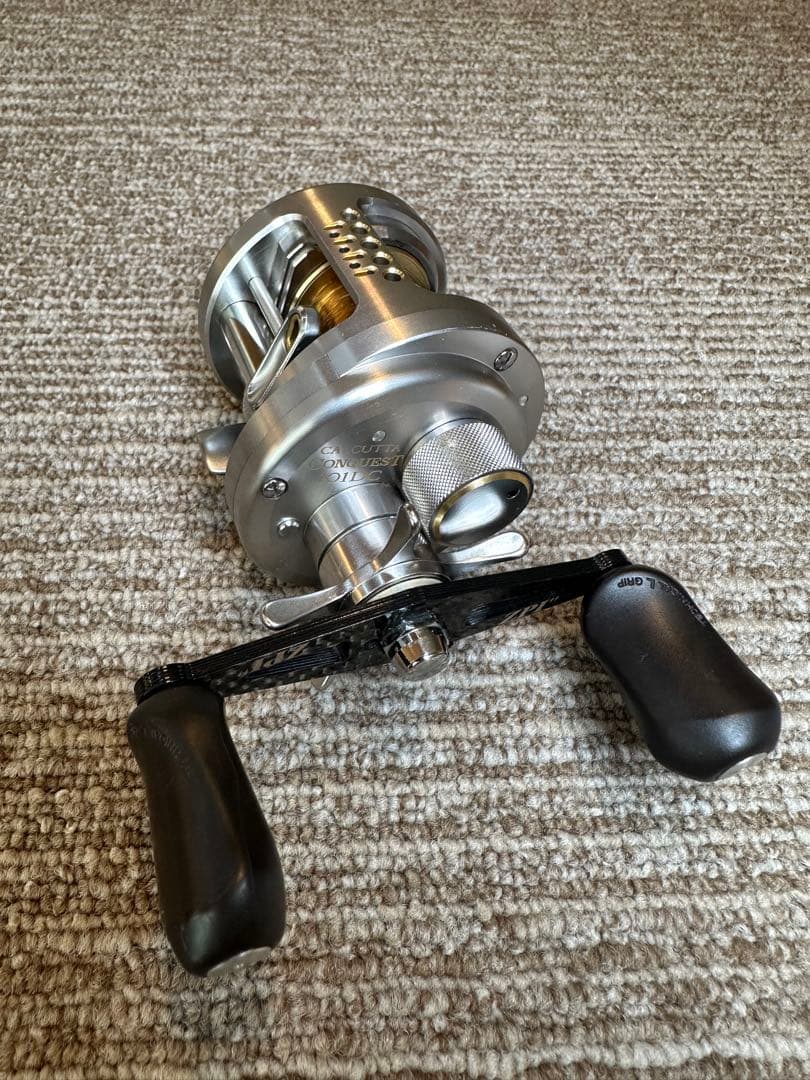 シマノカルカッタコンクエストDC101 【ZPI】ハンドル、純正品ハンドル