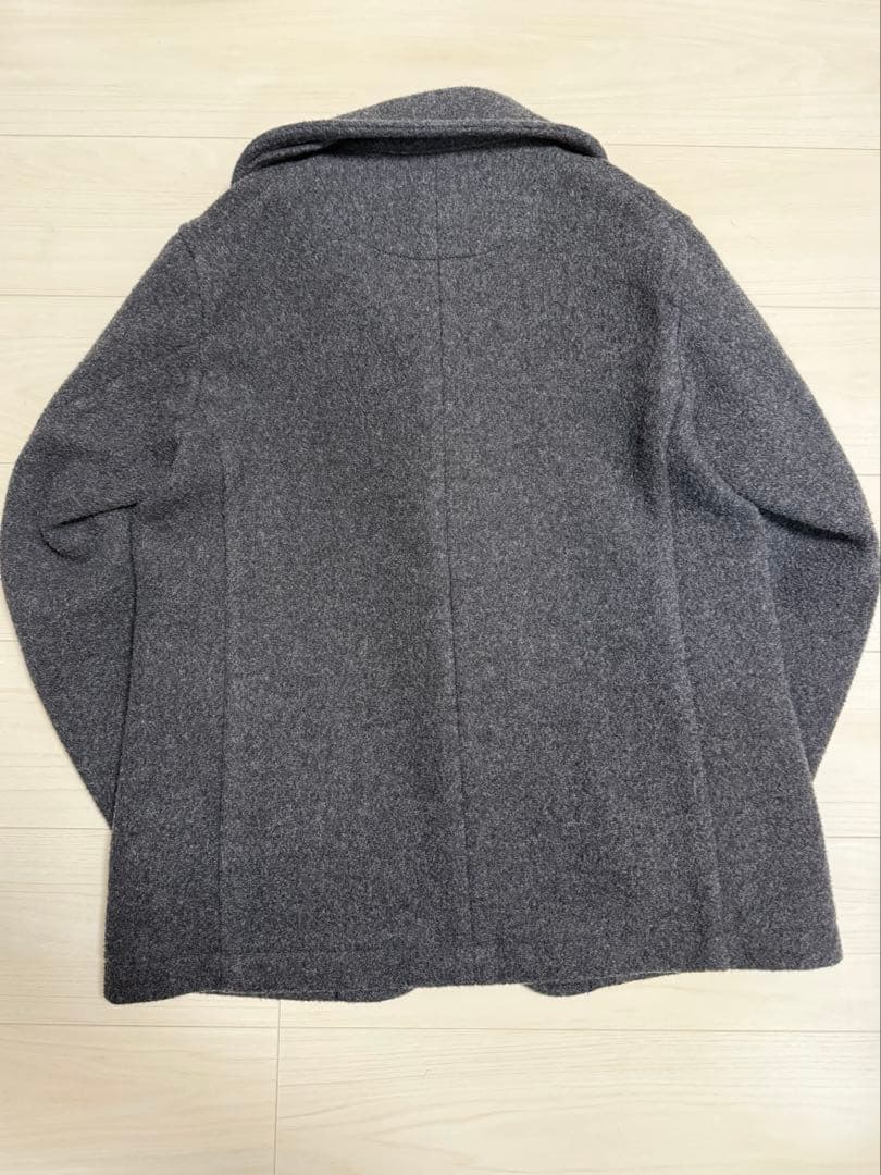 danton ダントン ピーコート ウール 40 グレー pコート