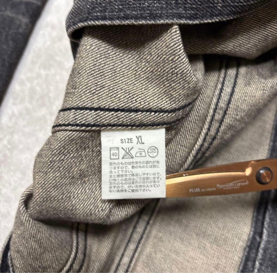 00s美品 リーバイス 70599 先染めブラック デニムジャケットXL