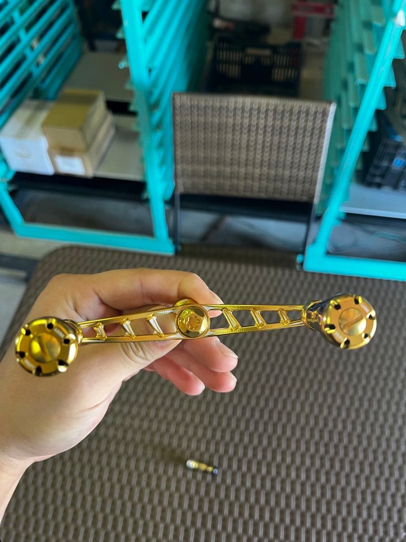 スクマニコラボリブレハンドル100とリールスタンド - リールオリジナル