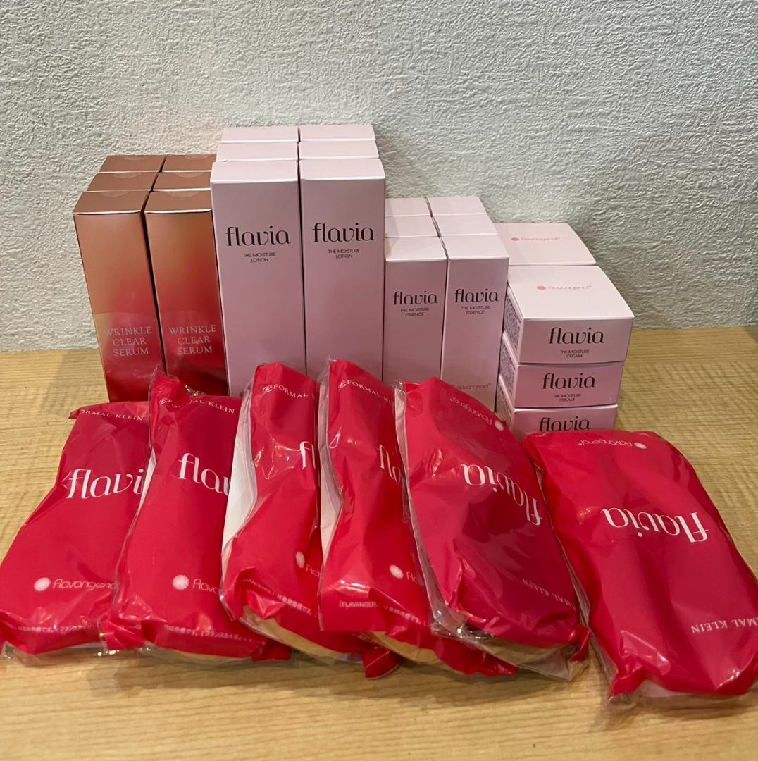 flavia 美容液・化粧水・エッセンス・クリーム・ソープ5点セット×6計30個 Amazon.co.jp: ザ モイスチャー 基本3点セット フラビア 高濃度
