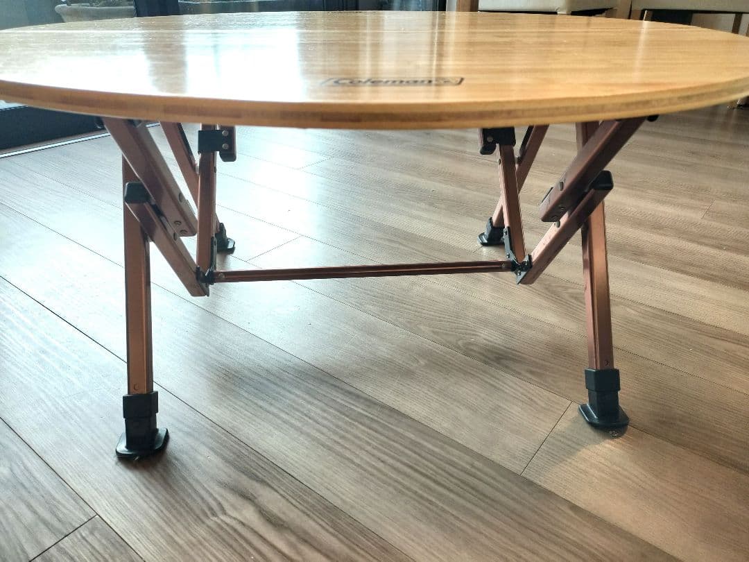 Coleman コールマン コンフォートマスターバンブーオーバルテーブル/85