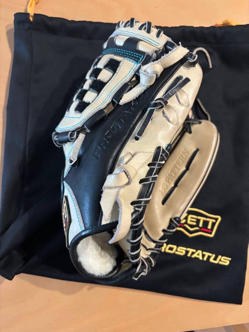 ZETT 軟式グローブ 源田モデル 40個限定 組市松ラベル プロステイタス