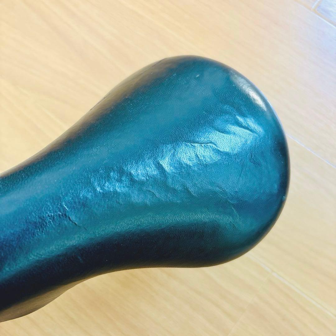 希少 アリアケジャガー2チャンピオン ピスト NJS刻印入りサドル 黒