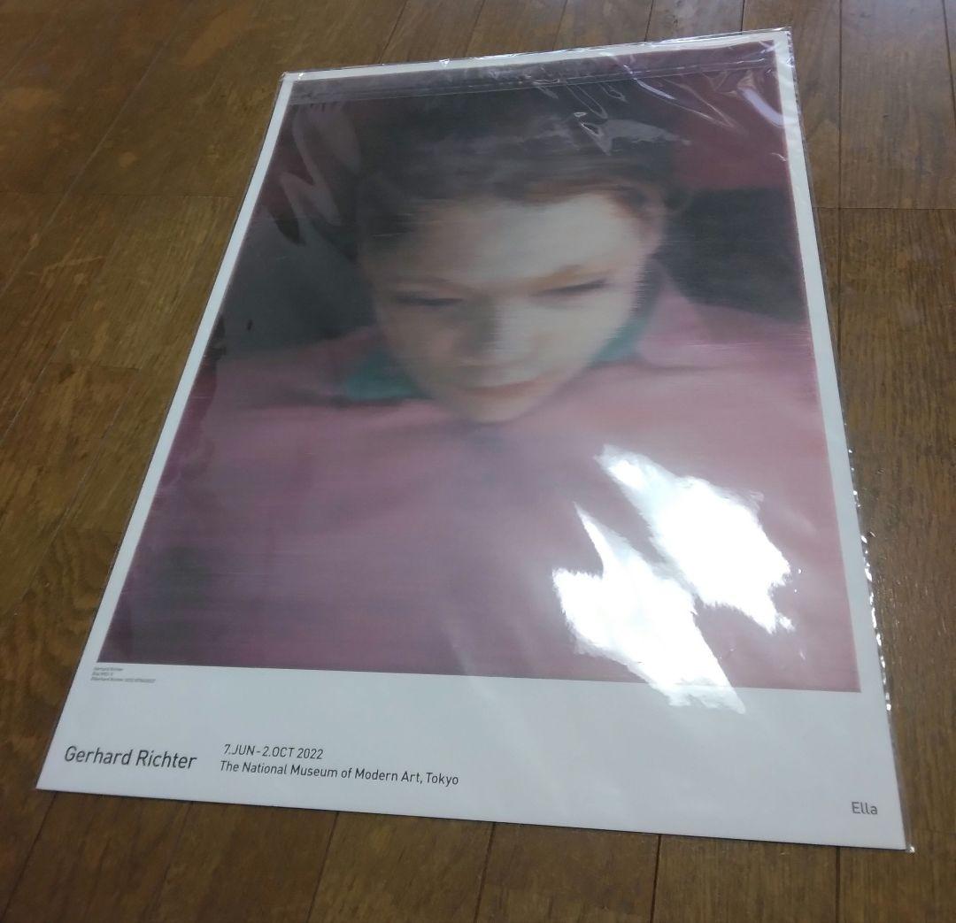 Gerhard Richter ゲルハルト・リヒター　Ellaポスター 額装品】 ゲルハルト・リヒター展 ポスター エラ 東京国立近代美術館