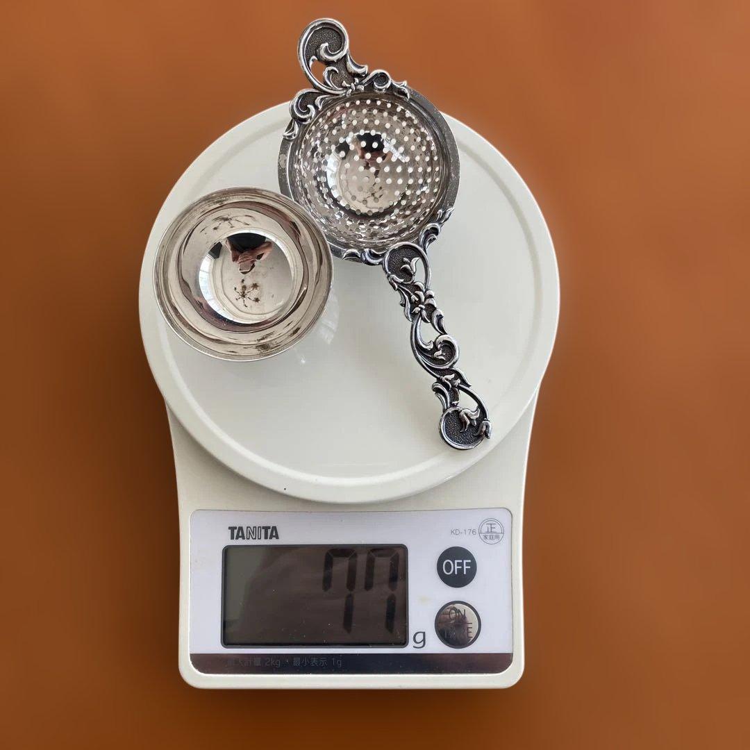 純銀 シルバー WAKOティーストレーナー アンティーク