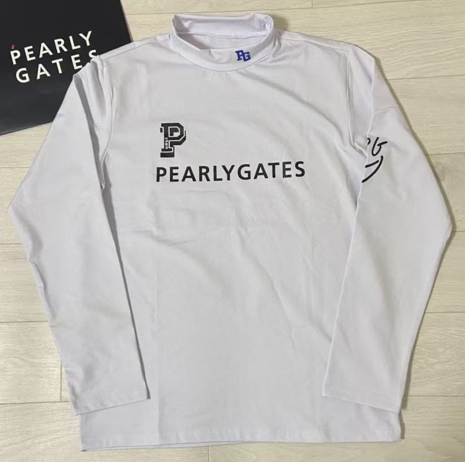 新品 新商品 日本正規品 パーリーゲイツ 吸水速乾 裏起毛 白 7 XXL PEARLY GATES（パーリーゲイツ） 【PREMIUM SALE 50%OFF】PEARLY GATES