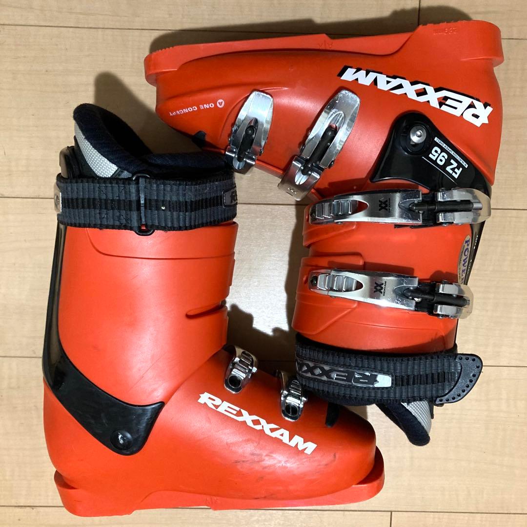 送料無料✨REXXAM レグザム FZ 95 25.0 cm スキー ブーツ 赤 - メルカリ