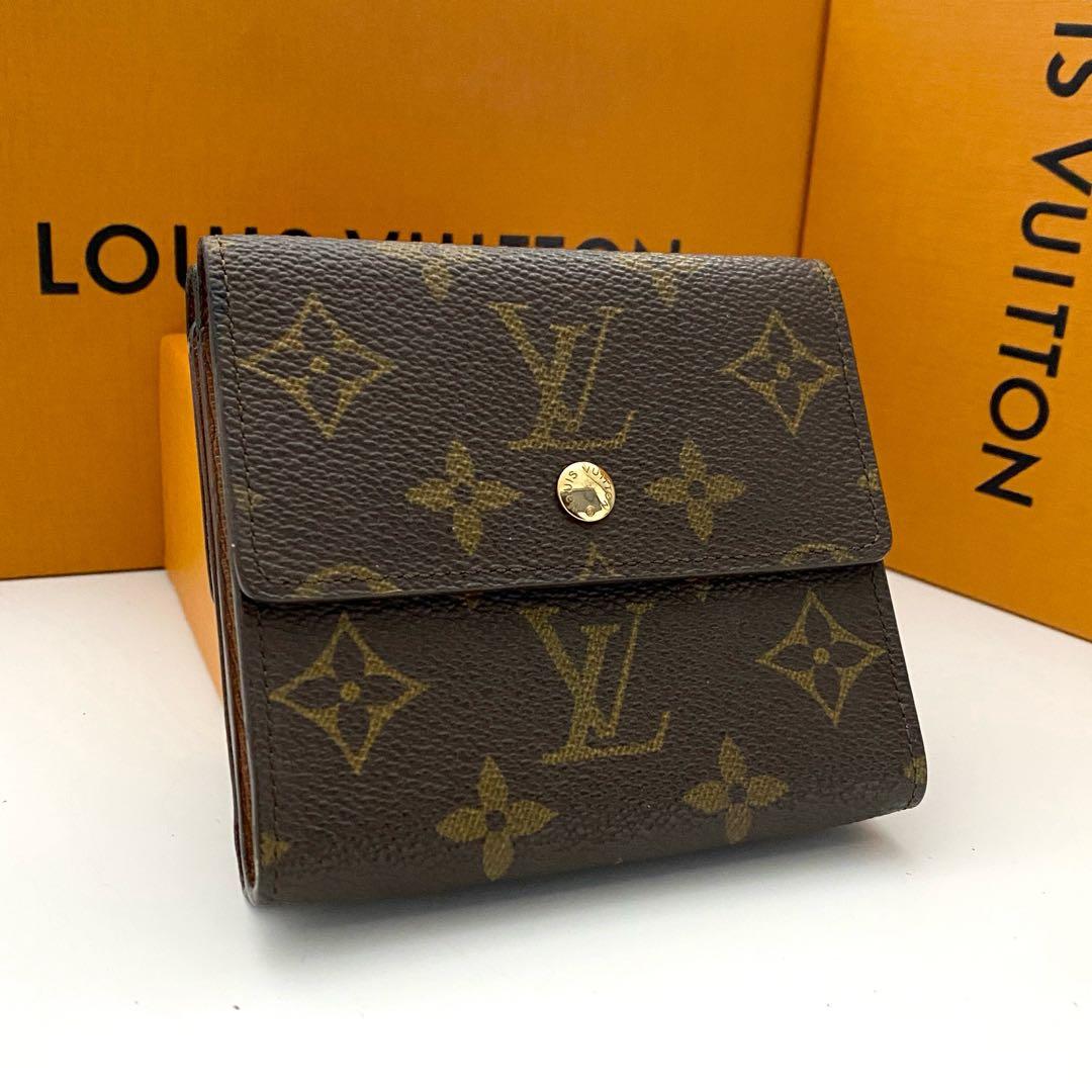 ルイヴィトン　モノグラム　エリーズ　折り財布　wホック LOUIS VUITTON ルイヴィトン Wホック財布 ポルトフォイユ エリーズ
