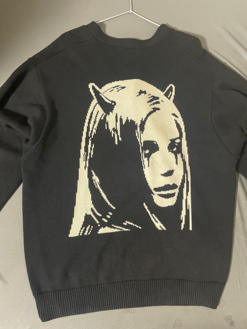 HYSTERIC GLAMOUR STEEL DEVILカーディガン ニット M HYSTERIC GLAMOUR