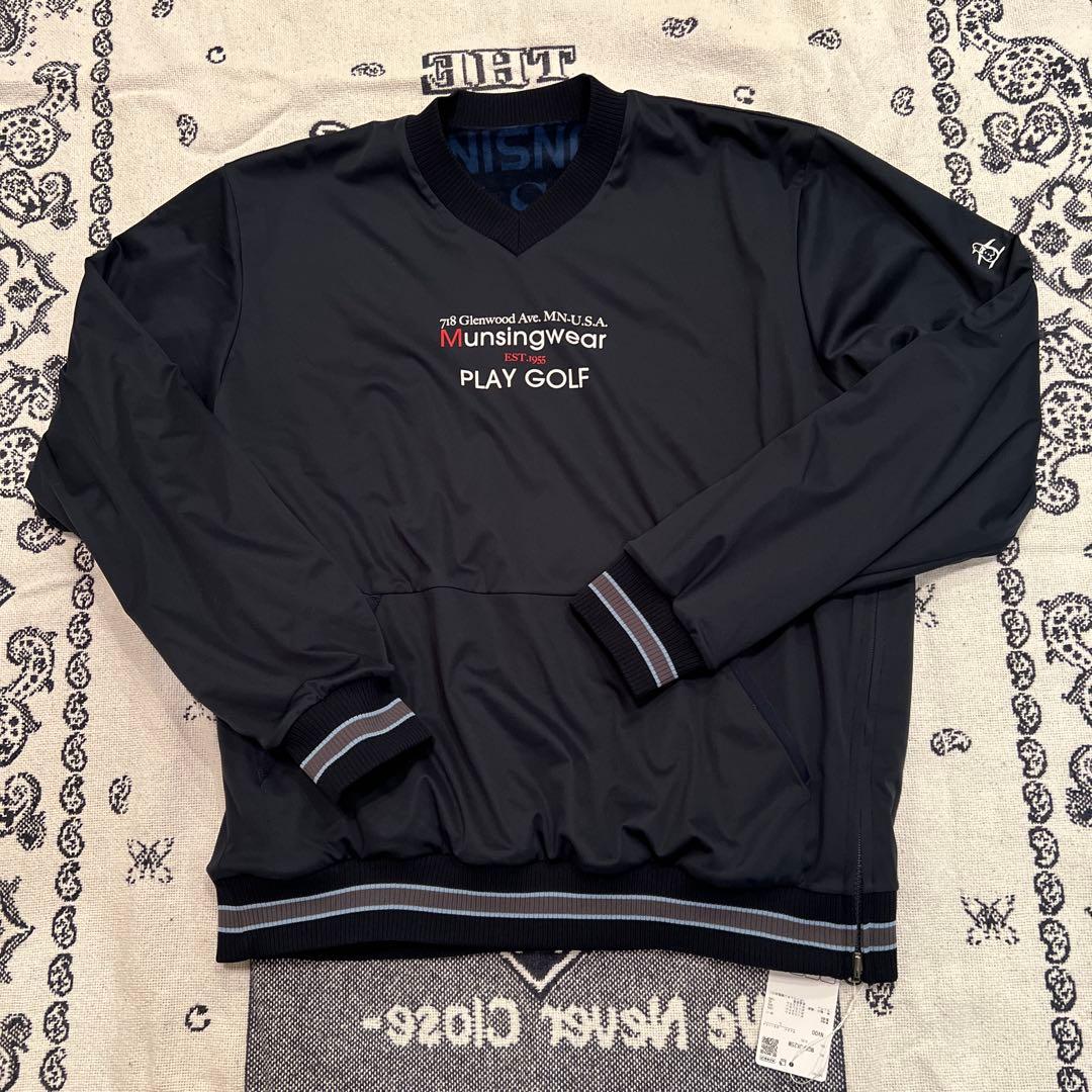 Minding wear 防風ストレッチ　リバーシブル　Vネックブルゾン マンシングウェア MUNSINGWEAR 防風ストレッチリバーシブルVネック