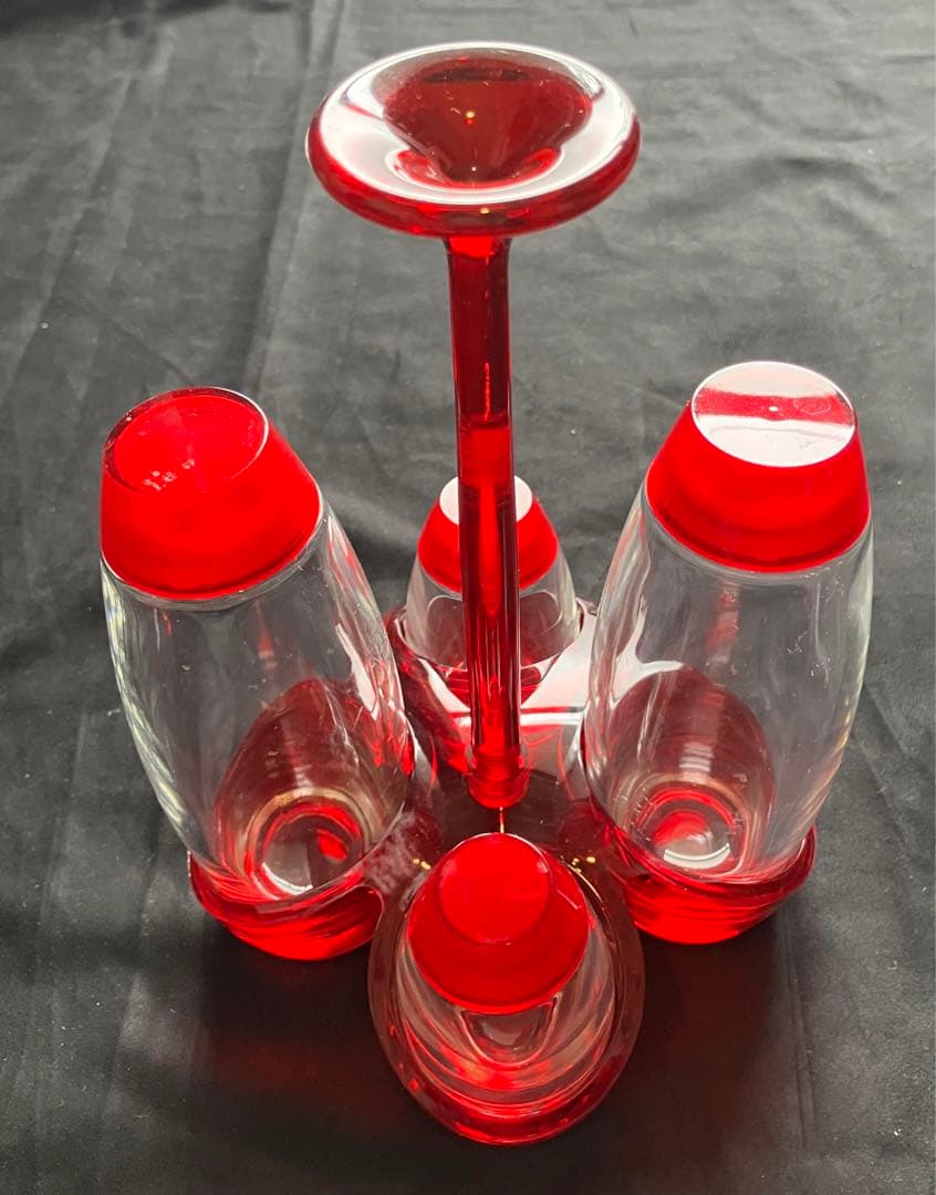 調味料入れ　調味料ボトル　４点セット　レトロ 調味料入れ 調味料ボトル 4点セット レトロ 【公式通販】