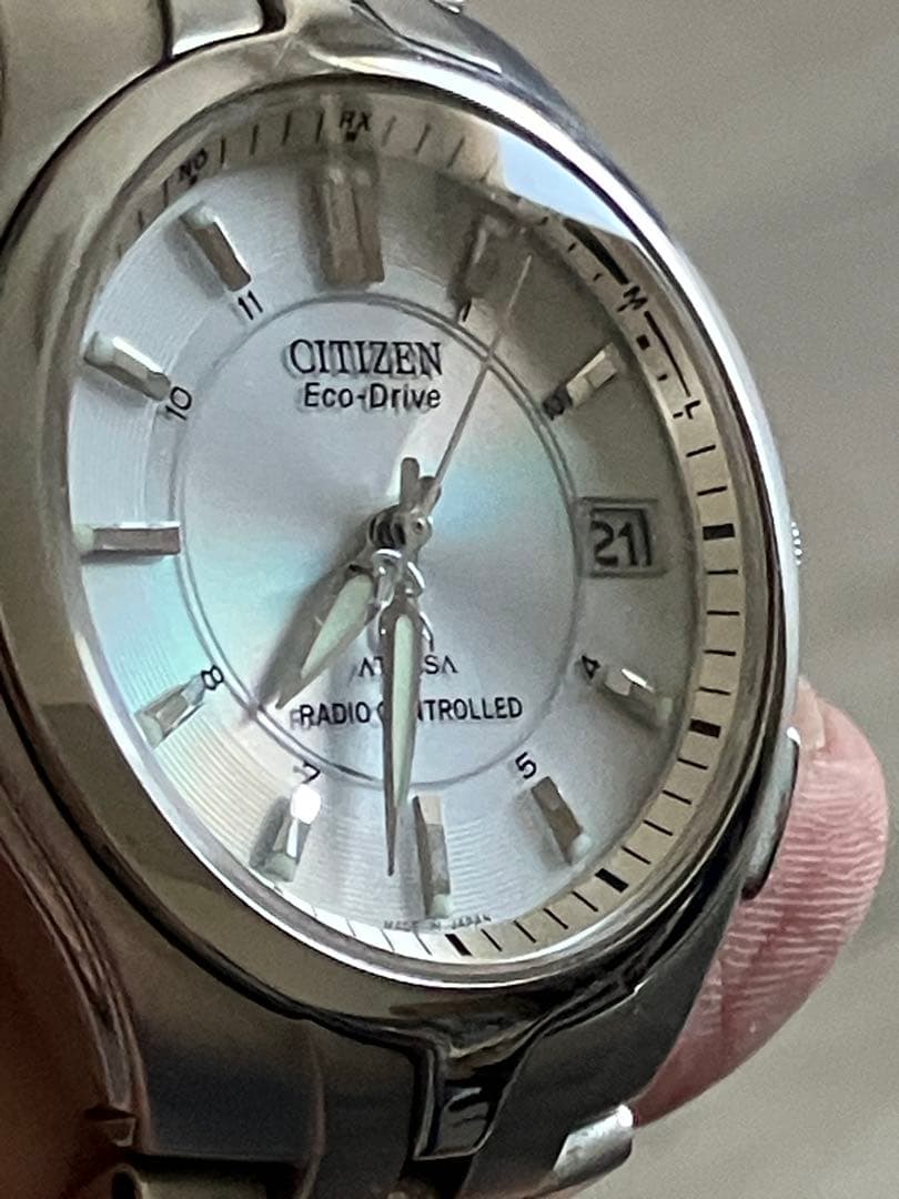 稼働品／CITIZEN ATTESA Eco-Drive H410 アテッサ - メルカリ
