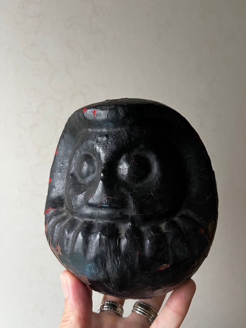 達磨 木型 張子の木型 だるま 高崎だるま 骨董 民藝 時代は明治から