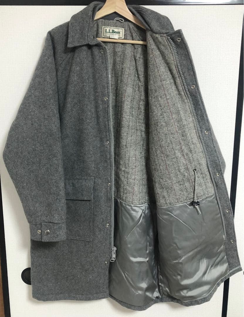 希少ウール素材80s USA製 L.L.Bean ストームコート エルエルビーン