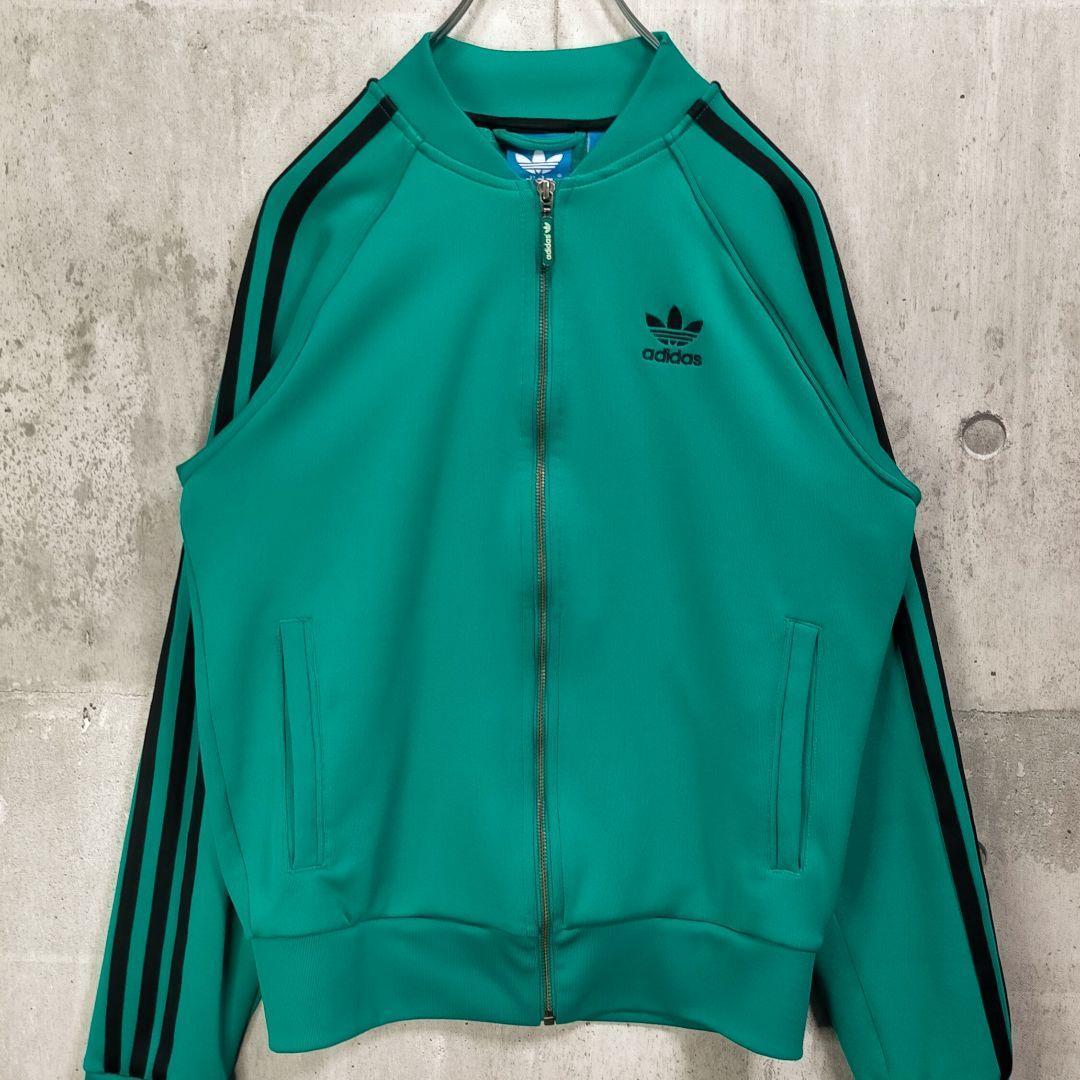 松村北斗 M adidas アディダス トラックジャケット 緑 黒 ATP型 - メルカリ