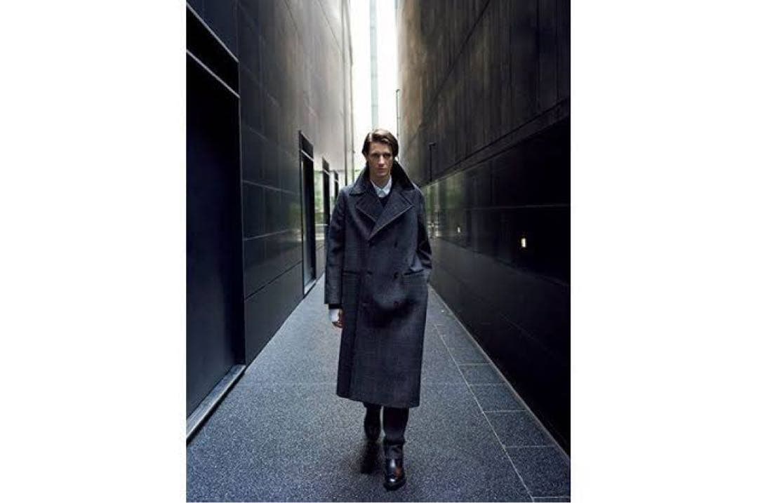 MARNI マルニ ダブルチェスターコート チェック 46 祐真 uomo掲載