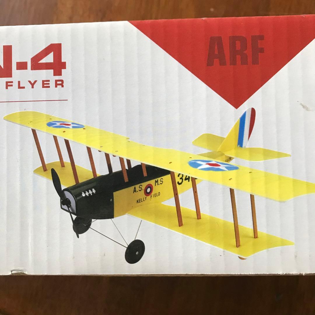 電動ラジコン飛行機 希少❗️】JN-4 バイプレーン セミスケール 電動