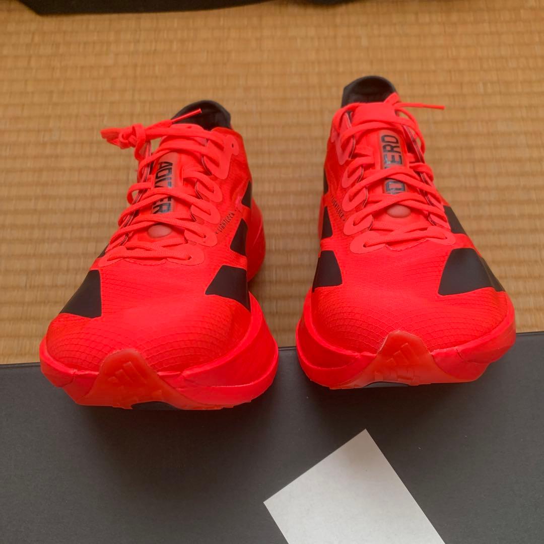 【新品】adidasアディゼロアディオスプロ4 29.0cm レッド箱無し