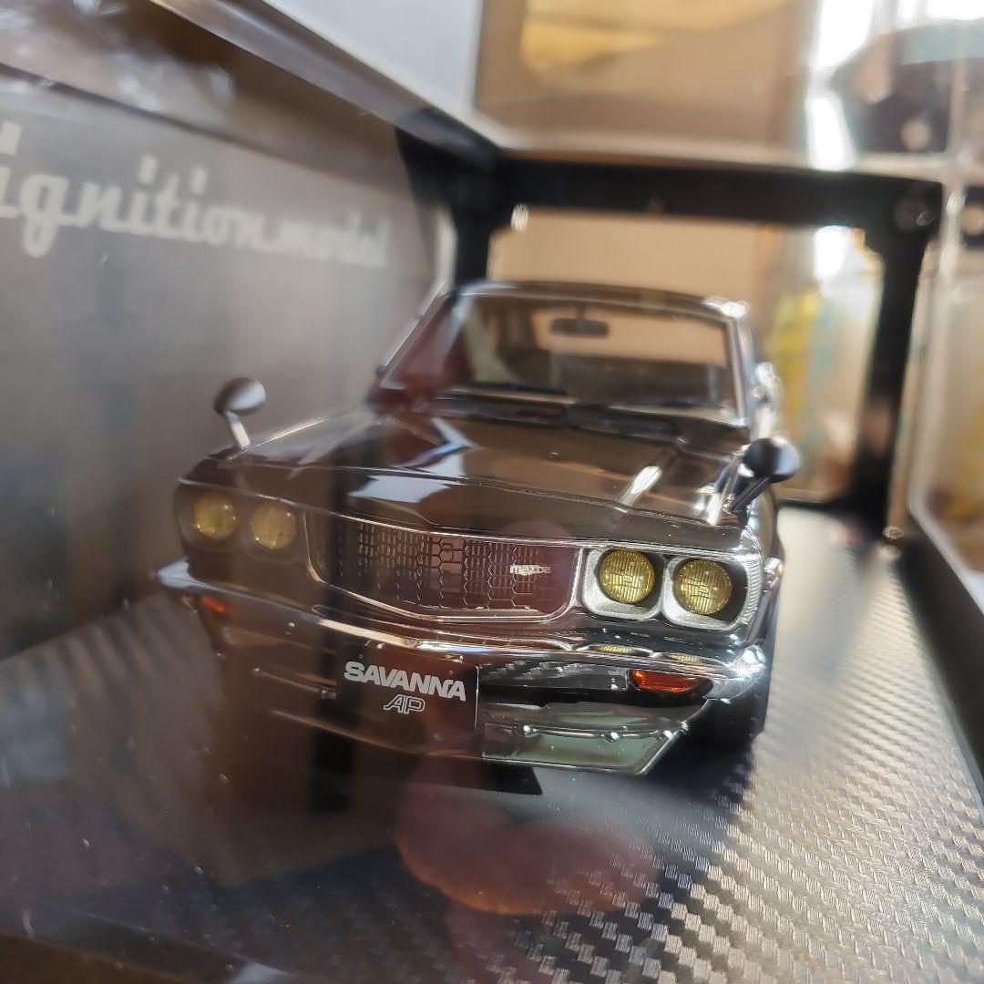イグニション。マツダ、サバンナRX3 Amazon | イグニッションモデル 1/18 マツダ サバンナ GT RX3 (S124A