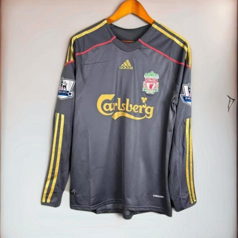 09-10 リバプール ジェラード 長袖 ユニフォーム GERRARD 8番