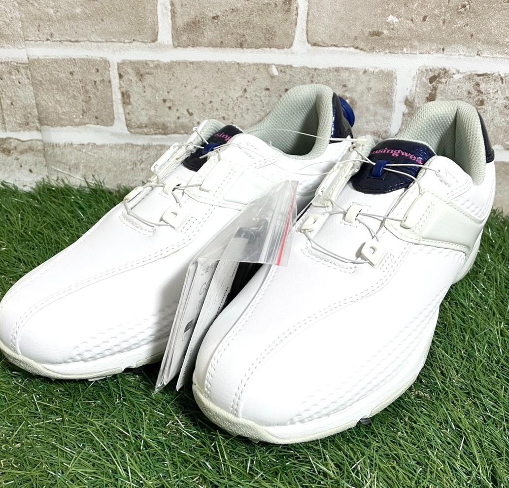 【24時間以内/匿名配送】新品 マンシングウェア ゴルフシューズ 23.5cm