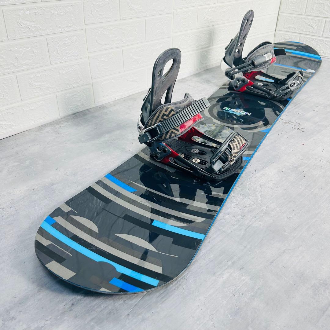 バートン クラッシュ 151cm メンズ スノーボード 2点セット 初心者