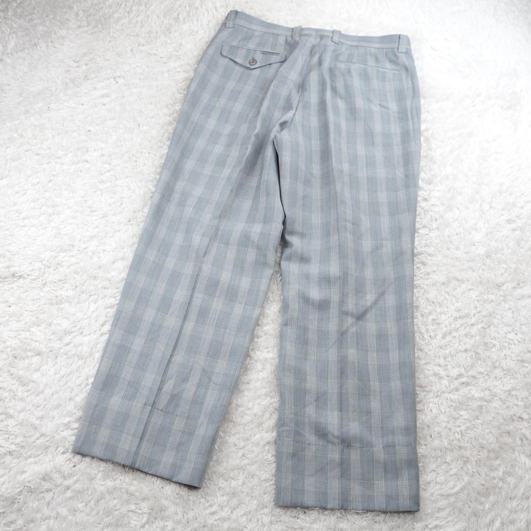 G3486*マンシングウェア☆チェック柄☆ゴルフパンツ☆スラックス