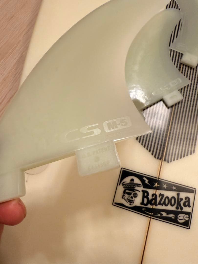 COLE BAZOOKA 5.11 ボード フィン リーシュ ケース付 - メルカリ