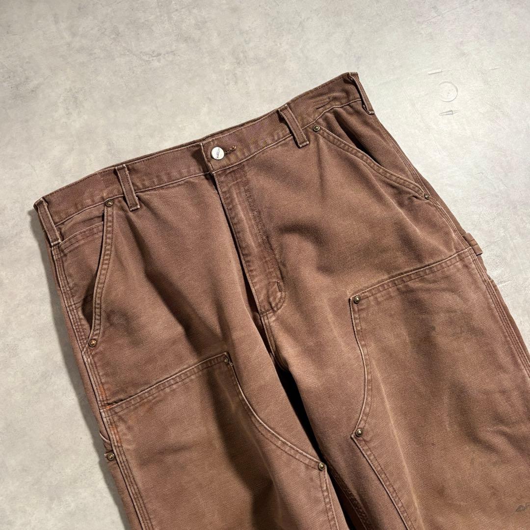 古着 90s Carhartt ダブルニー ワーク パンツ ブラウン usa製 - メルカリ