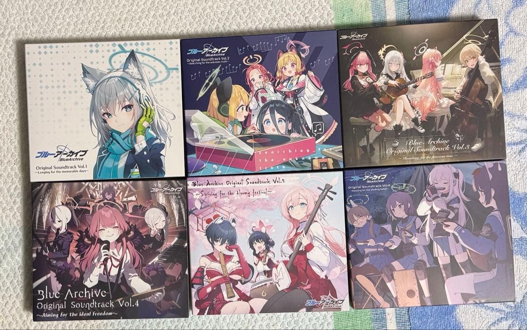 Amazon.co.jp: ブルアカ サントラ Vol.1-6 セット