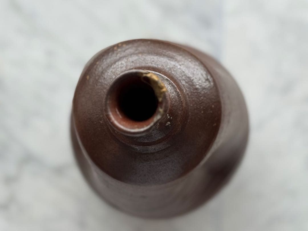 江戸時代 備前焼 焼締 臍徳利型保存壺 金直しあり 古陶 民藝】 - メルカリ