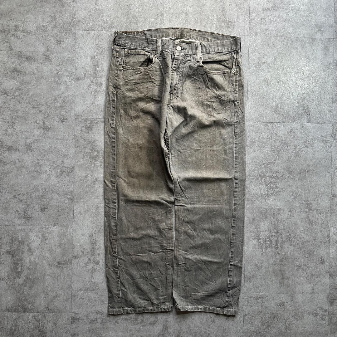 usa levi's 先染グレー リーバイス 569【W34 L30】