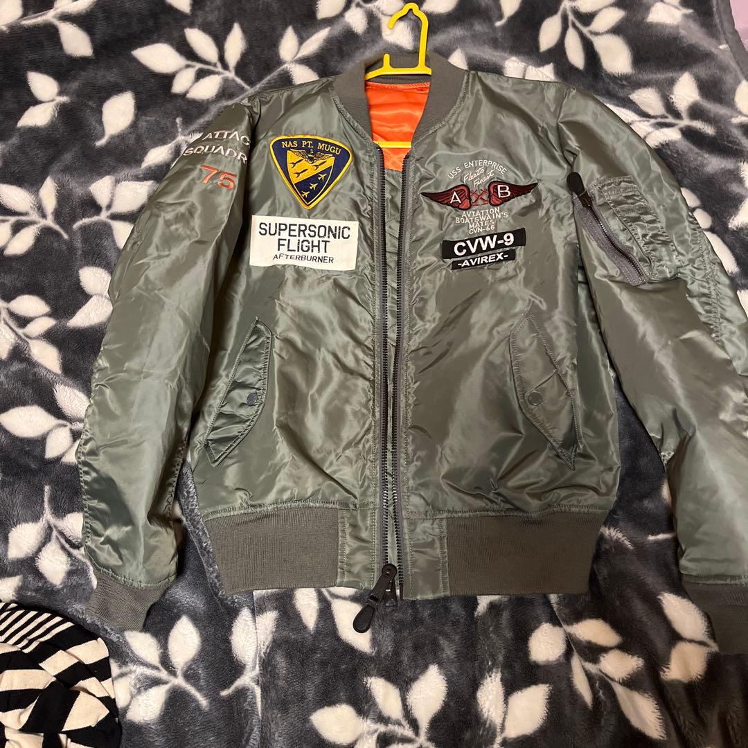 AVIREX CVW-9 フライトジャケット MA-1 リバーシブル XL - メルカリ