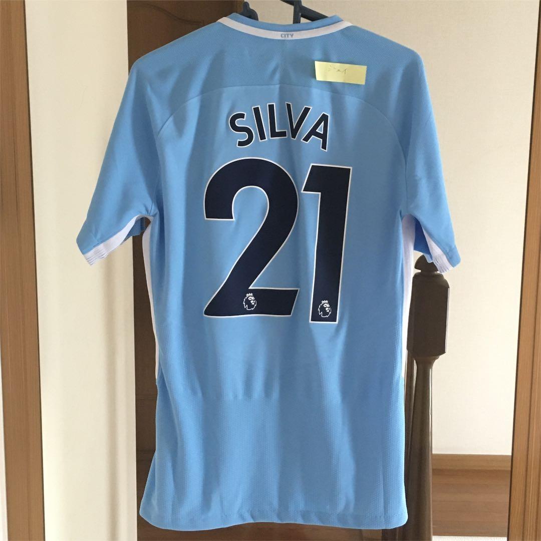 ナイキ 17-18 マンチェスターシティ 選手用 ホーム #21 シルヴァ ナイキ 17-18 マンチェスターシティ 選手用 ホーム #21 シルヴァ