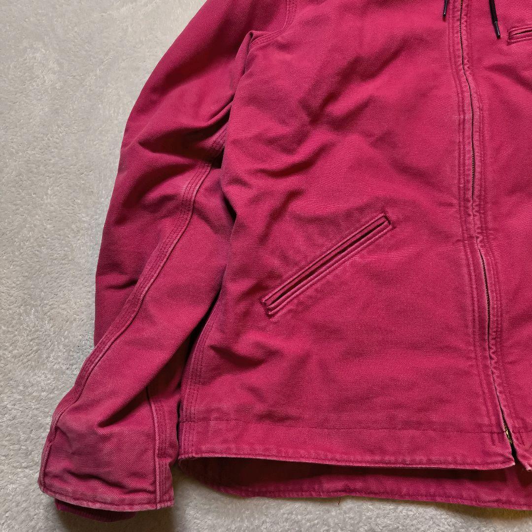 Carhartt シエラジャケット ピンク 裏ボア アクションプリーツ L