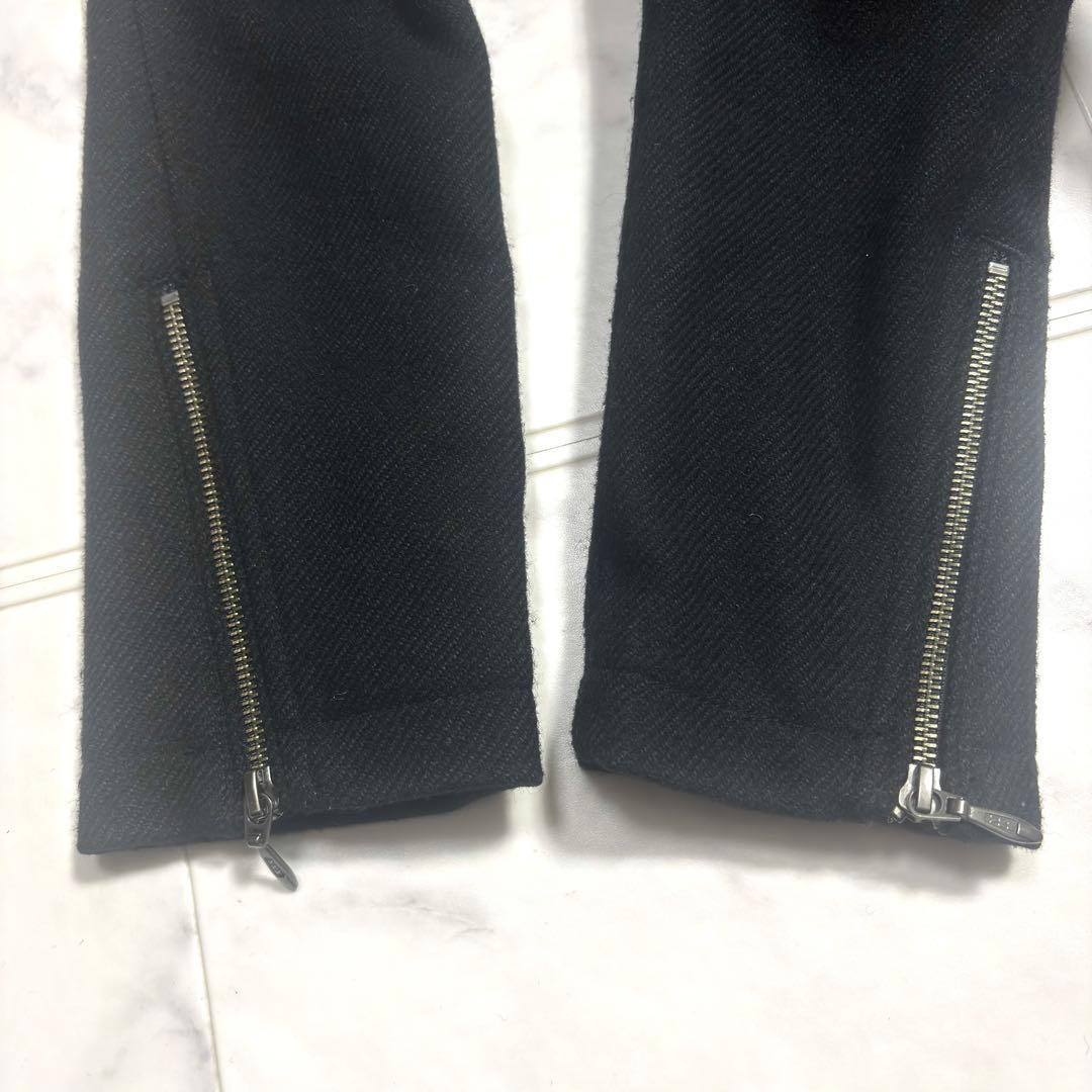 美品✨トルネードマート ウールコート 変形 ロング ベルト付 ブラック L