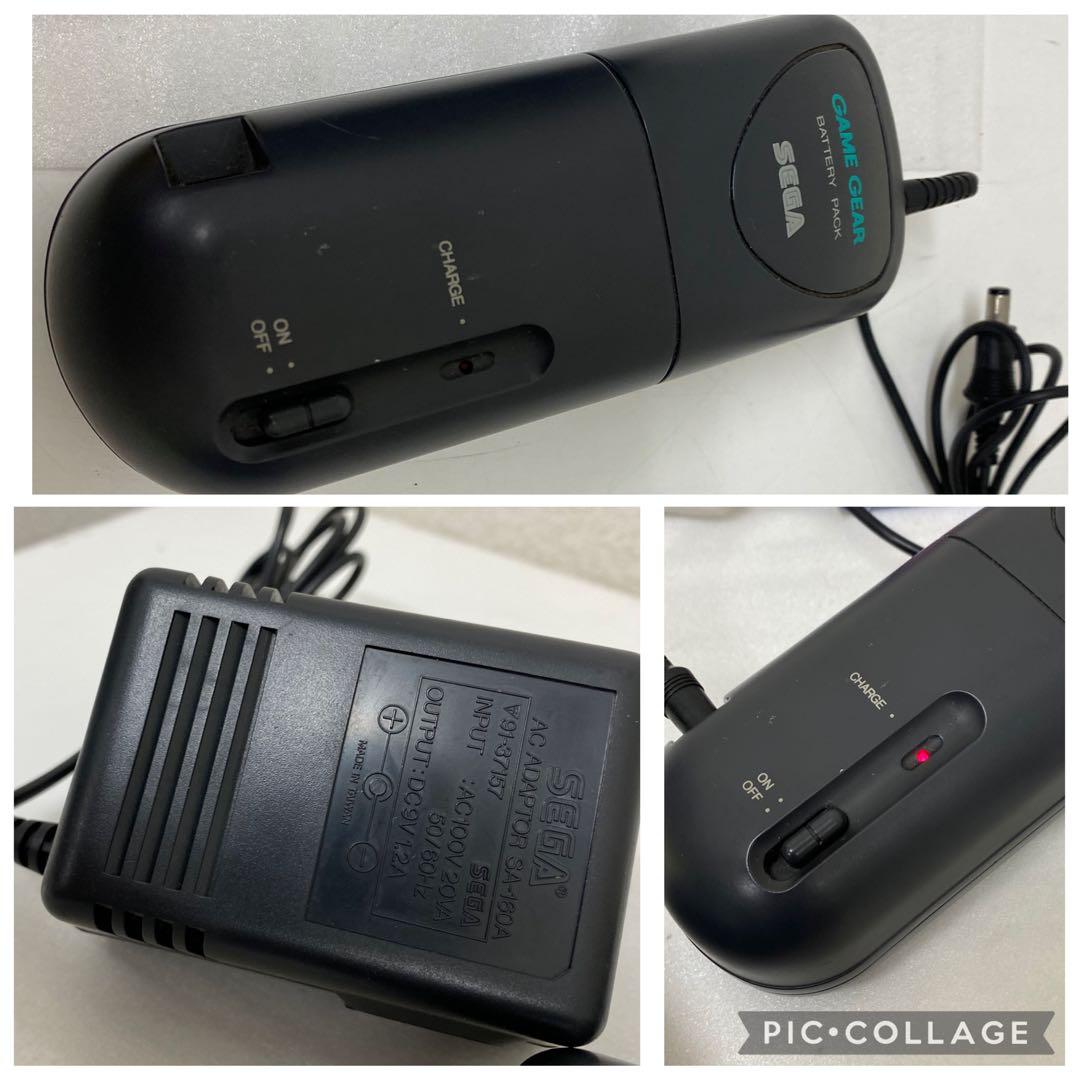3-2800 SEGAのGame Gear本体と10本のゲームソフト