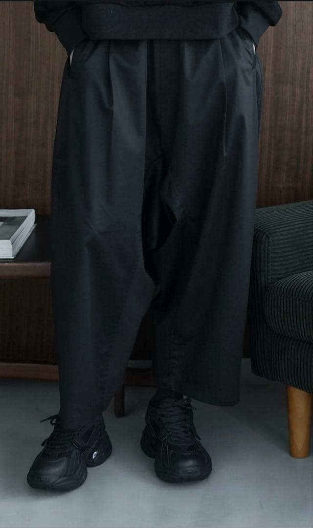 【新品未使用】CTHY ワイドサルエルアンクルパンツ ブラック　サイズ3 2026年最新】MB カラー：ブラック系 サルエルパンツの人気アイテム