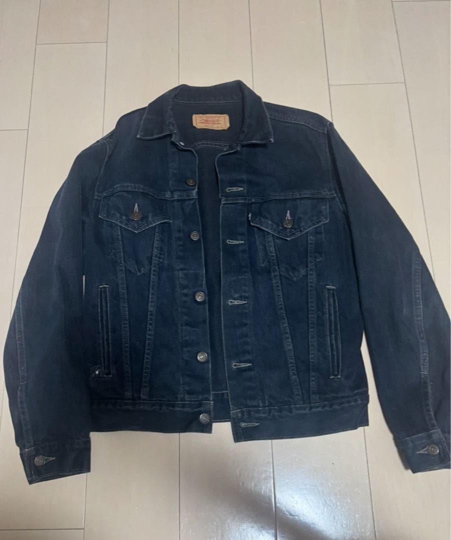 高 品質ファッション - Levi's デニムジャケット 4th 裏刻印777黒タグ
